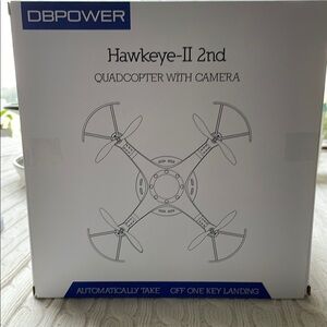NIB DBPOWER Hawkeye-II 2nd Quadcopter with camera. Unopened automatic take off
